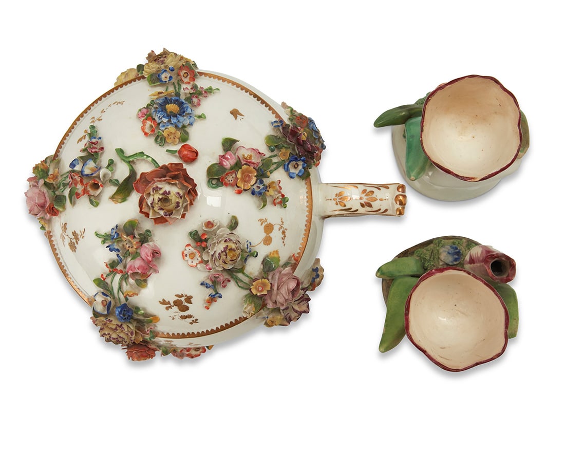 Three creamware articles - 3