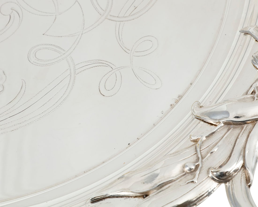 A WMF silver plated handled serving tray - 4