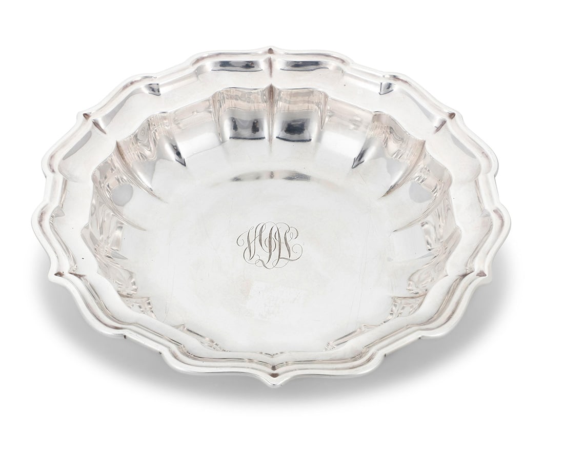 A Frank Smith Silver Co. sterling silver 'Chippendale' bowl (1 of 4)