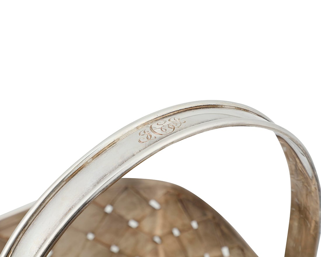 Three Cartier sterling silver table items - 4