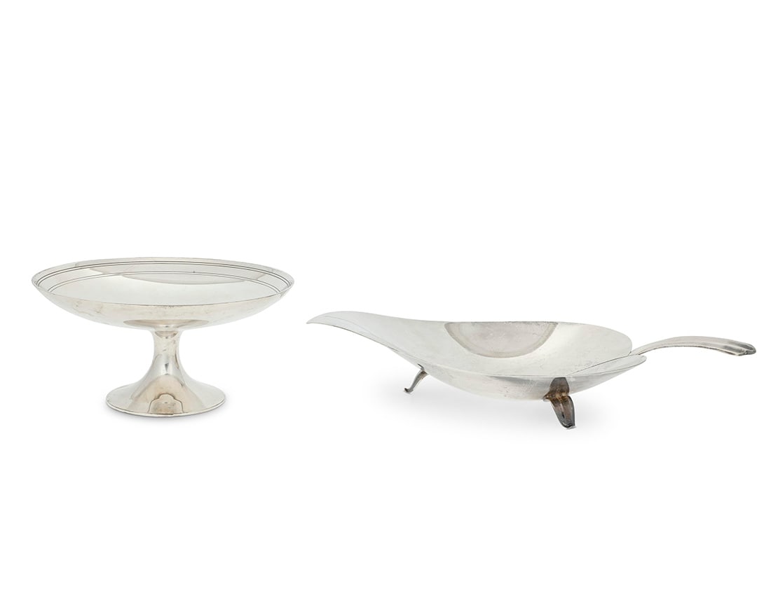 A Tiffany & Co. sterling silver dish and compote (1 of 4)