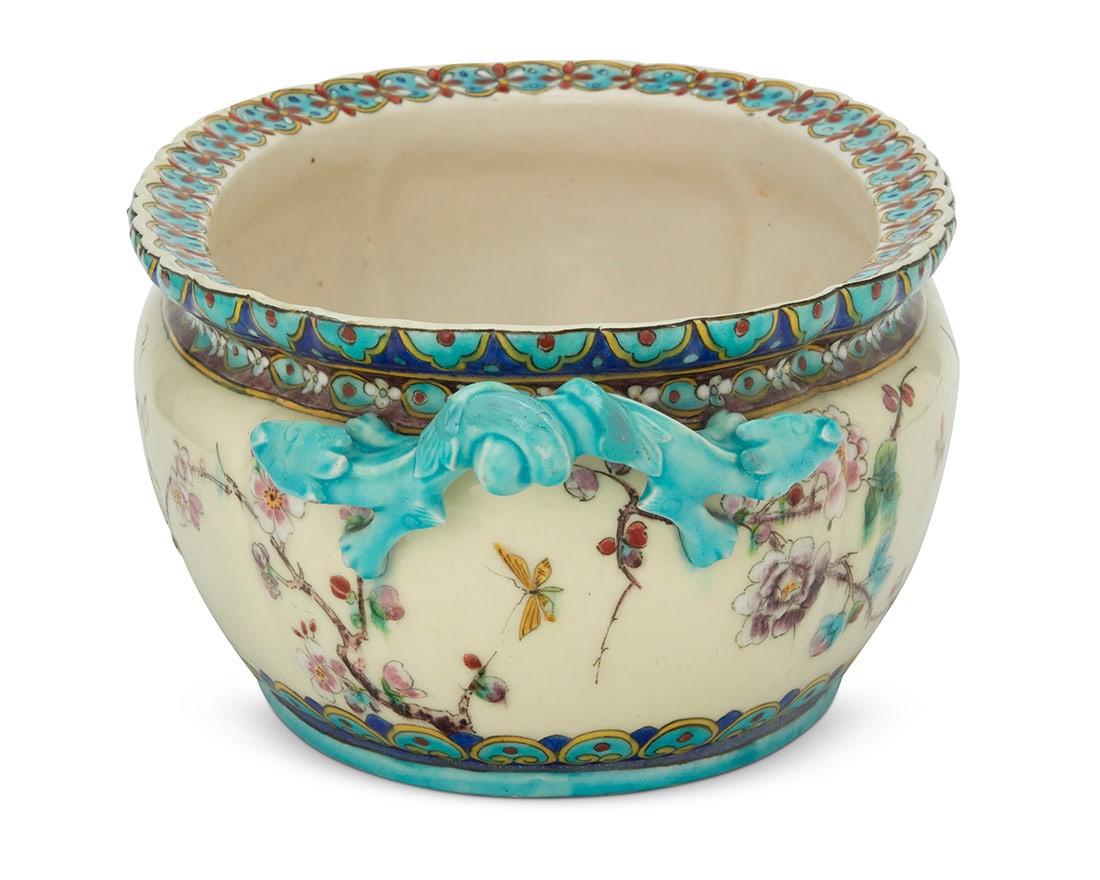 A Theodore Deck glazed earthenware jardiniere - 3