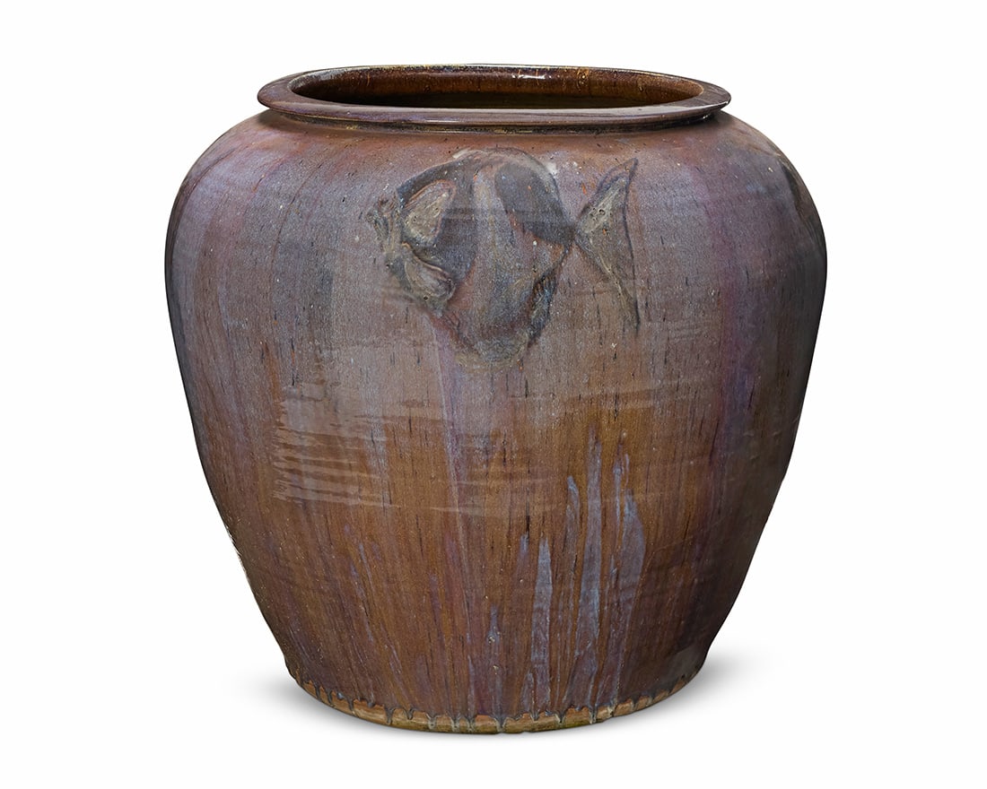 A monumental Contemporary ceramic jardiniere (1 of 7)