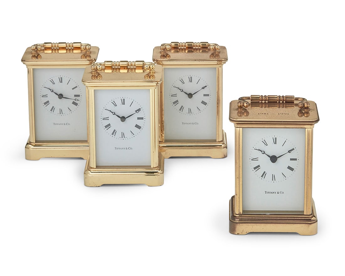 Four Tiffany & Co. carriage clocks (1 of 5)