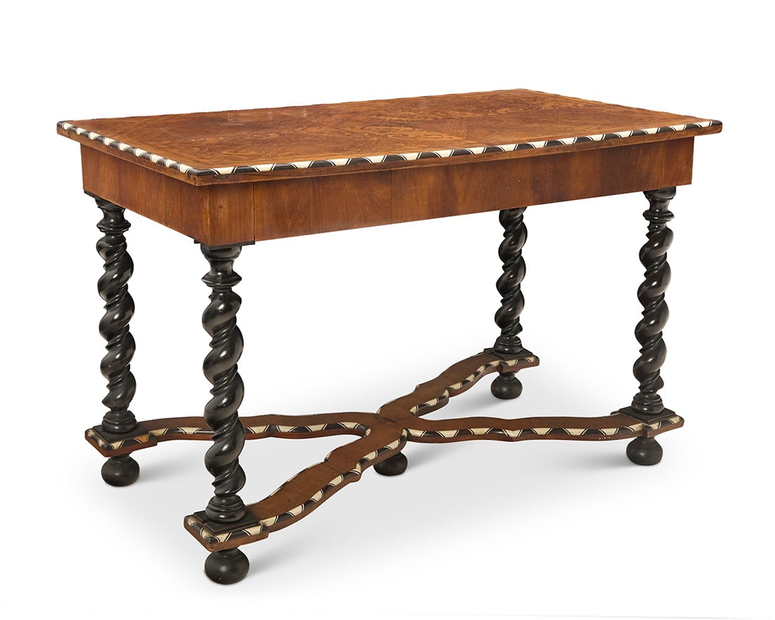 A Dutch Baroque style marquetry table (1 of 8)