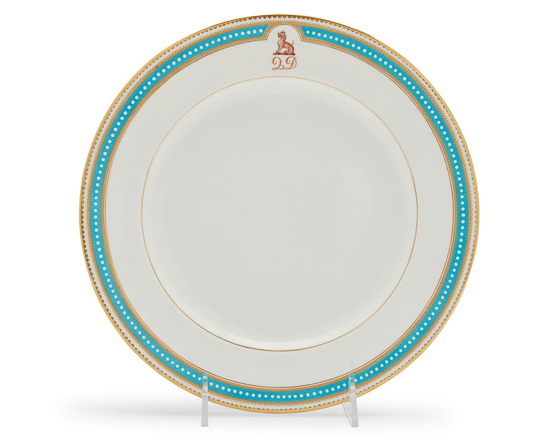 A set of seven Copeland's for T. Goode & Co. porcelain plates (1 of 4)