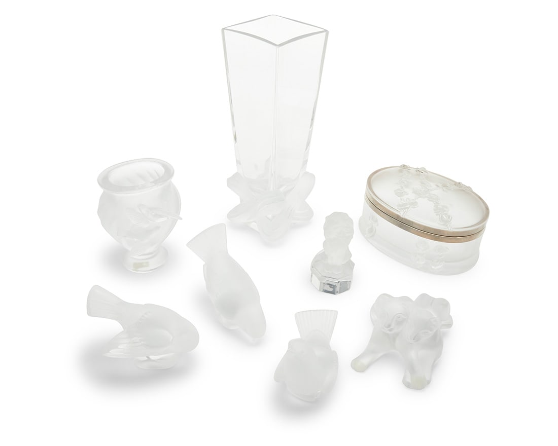 A group of Lalique glass articles (1 of 3)