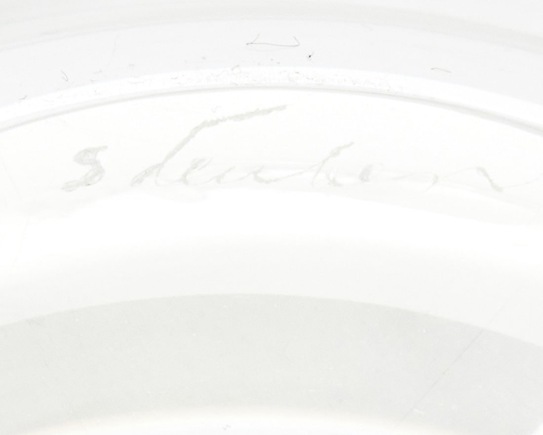 Five Steuben glass table items - 4