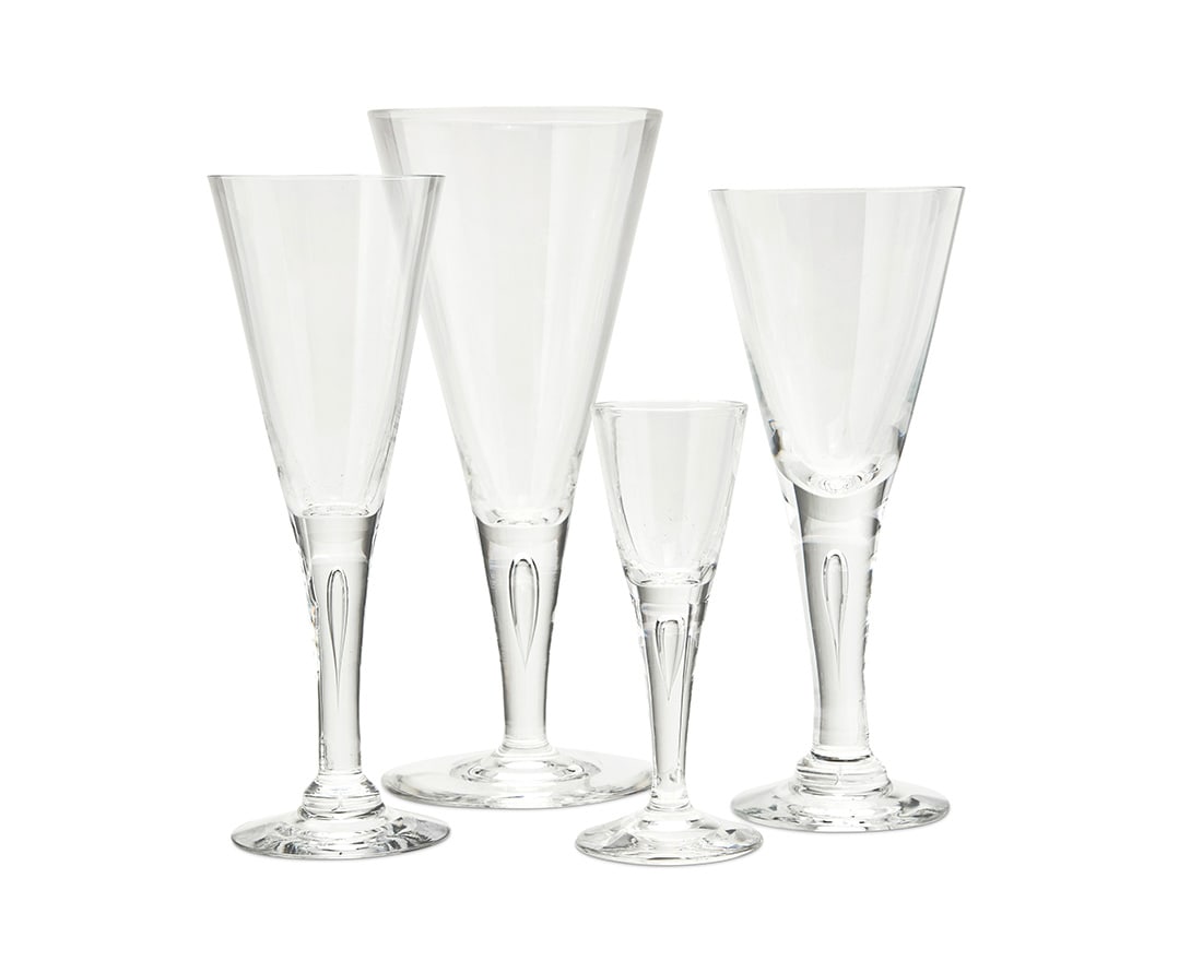 A Steuben glass stemware service (1 of 1)