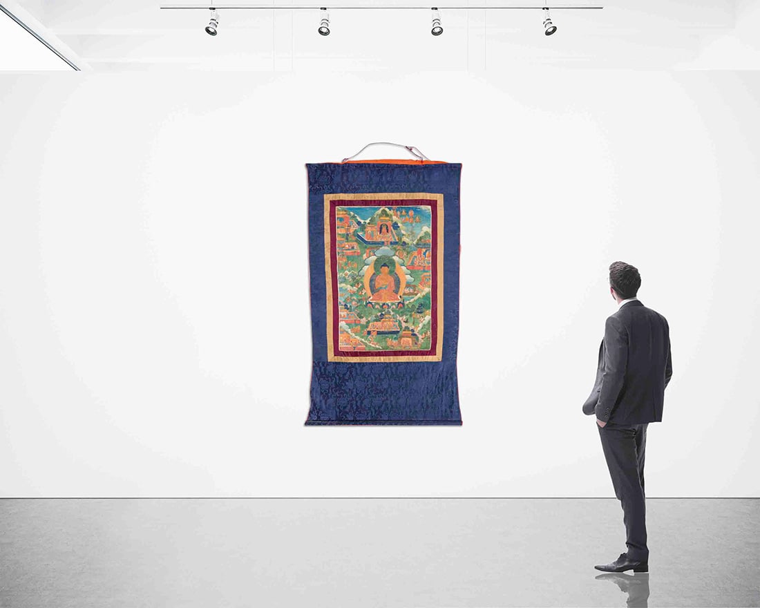 A Tibetan thangka - 6