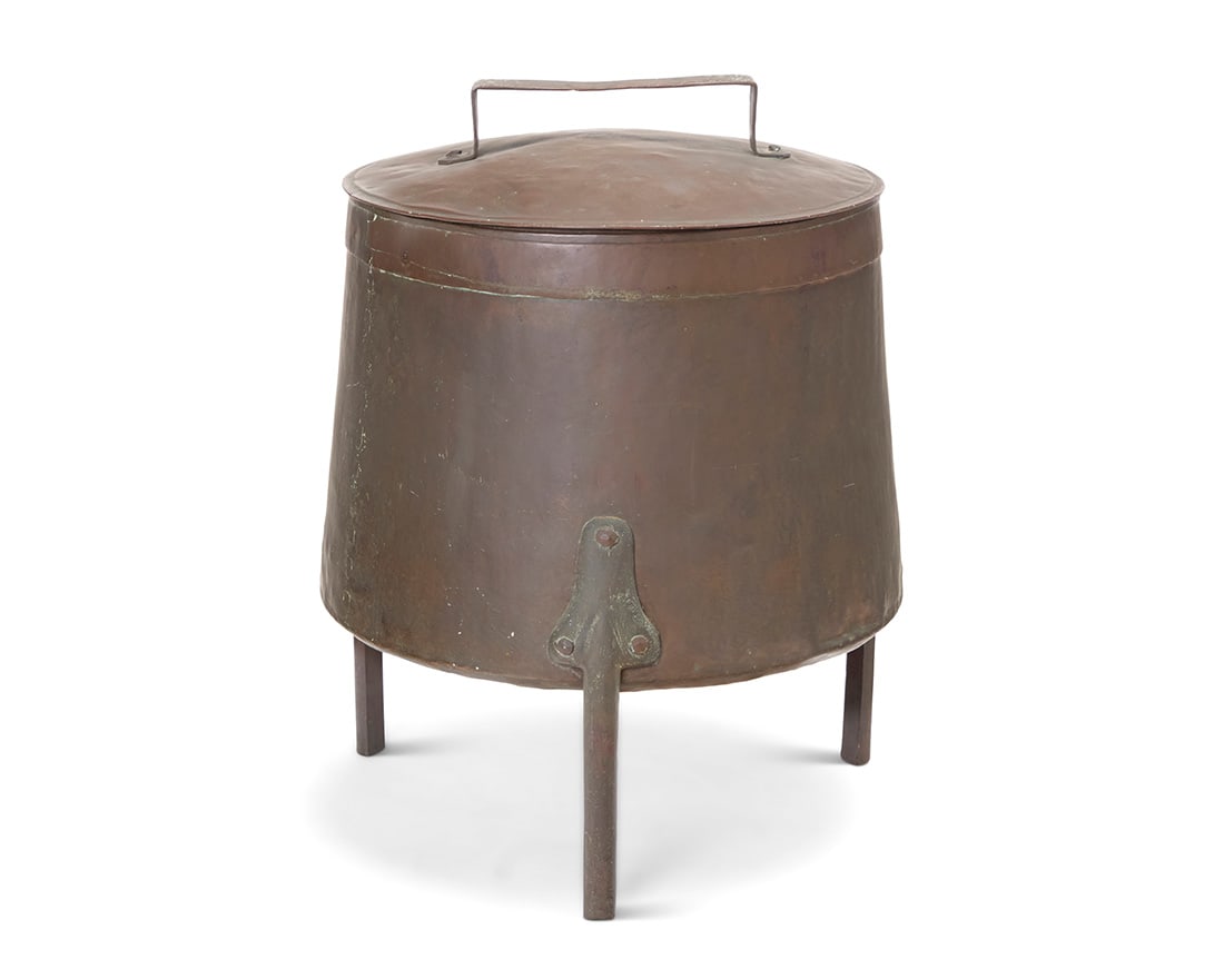A copper lidded coal bucket (1 of 5)