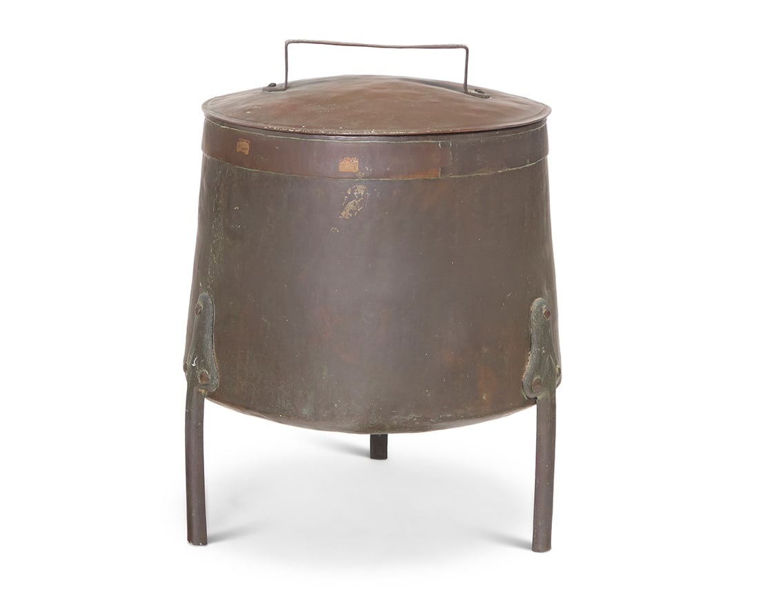 A copper lidded coal bucket - 2