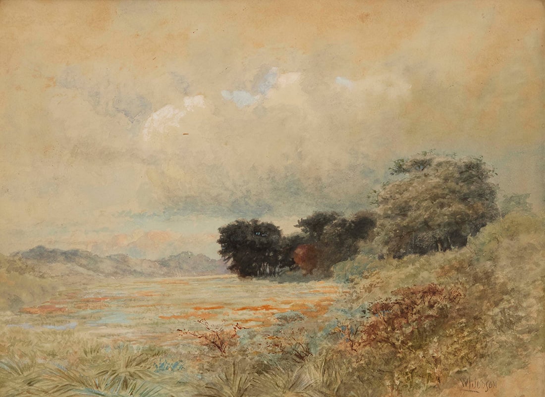 William Lees Judson (1842-1928), Poppies and oak trees in a California landscape (1 of 5)