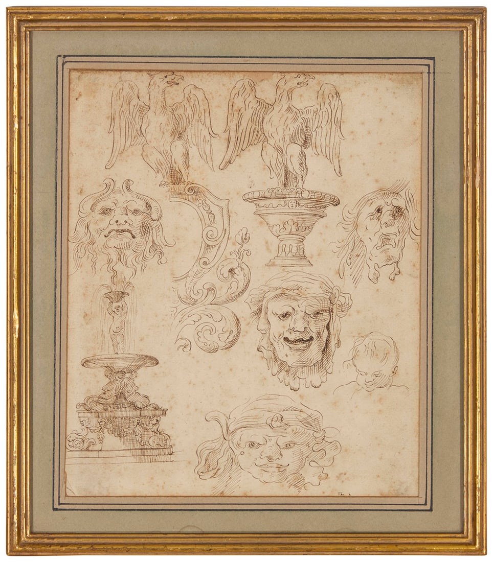 16th/17th Century architectural drawing - 3