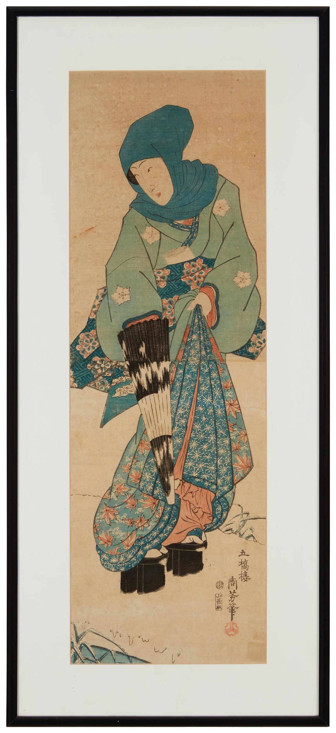 Five Japanese woodcuts - 18