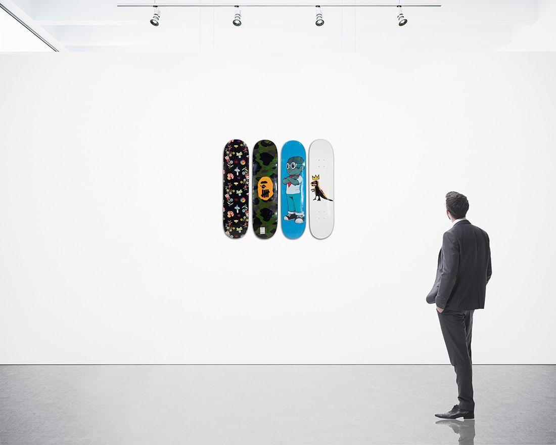 Four skateboard decks - 3