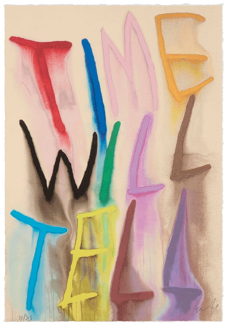 CB Hoyo (b. 1995), "Another Corny Generic Quote About Time," 2024 (1 of 5)