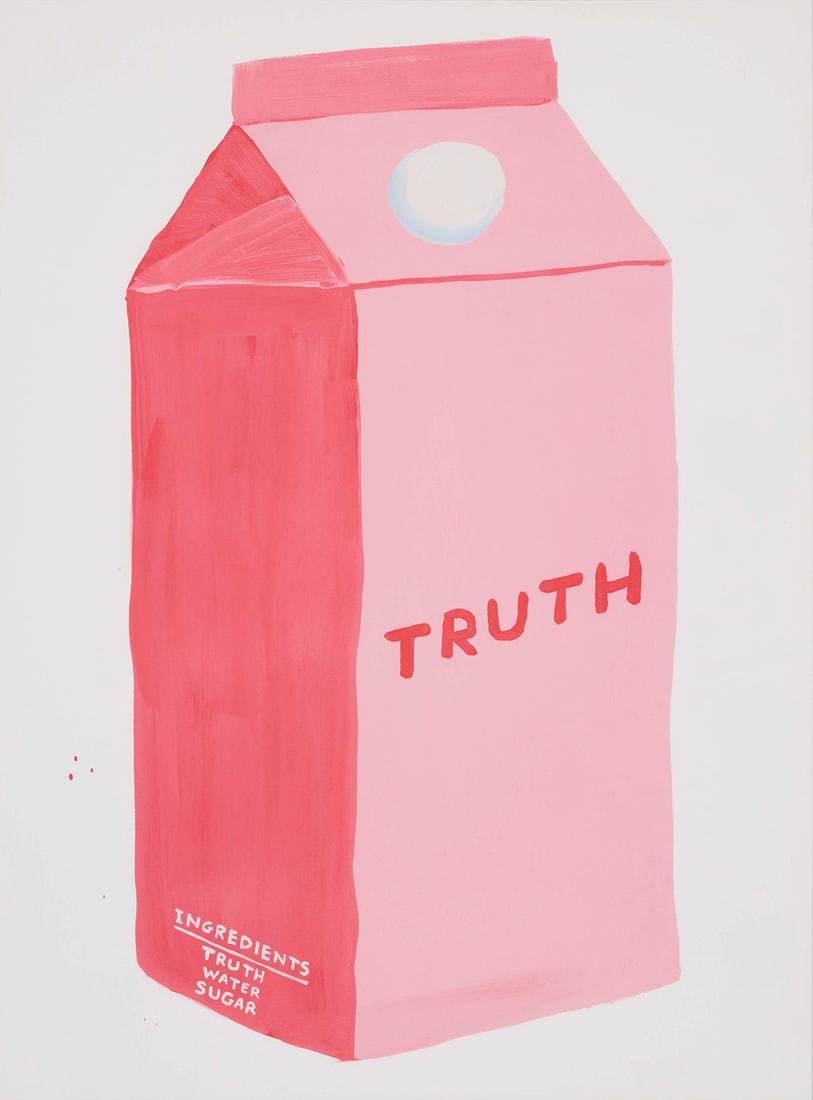David Shrigley (b. 1968), "Truth," 2020 (1 of 4)