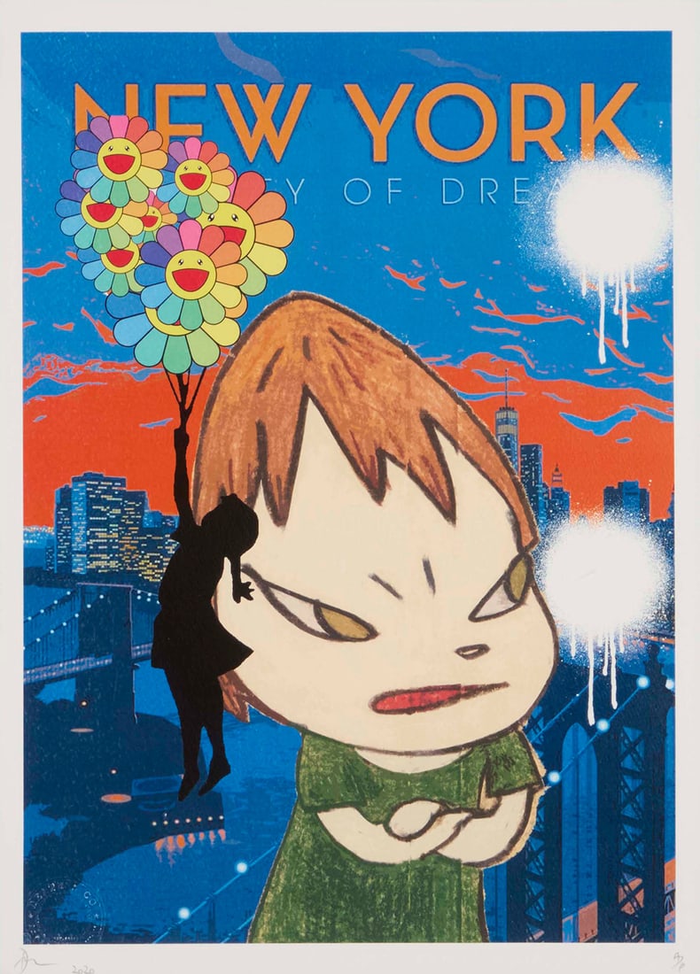 Death NYC (b. 1979), Untitled (New York City of Dreams), 2020 (1 of 6)