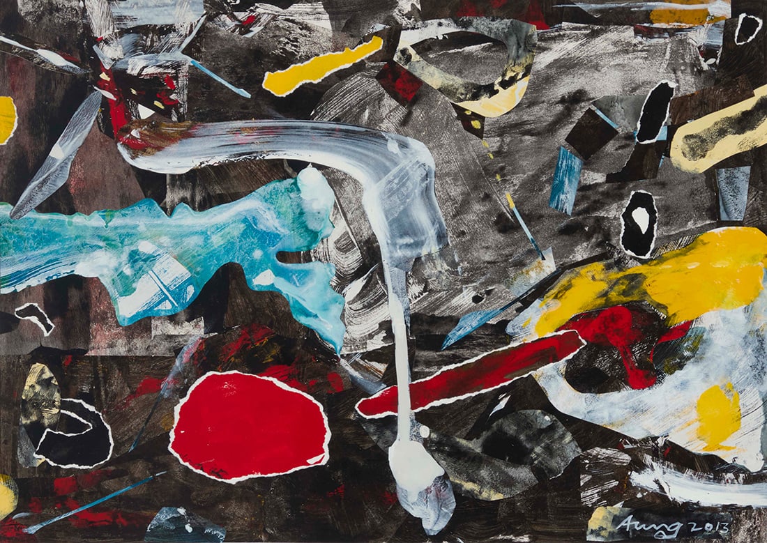 Aung Aung Taik (b. 1948), Untitled, 2013 (1 of 6)