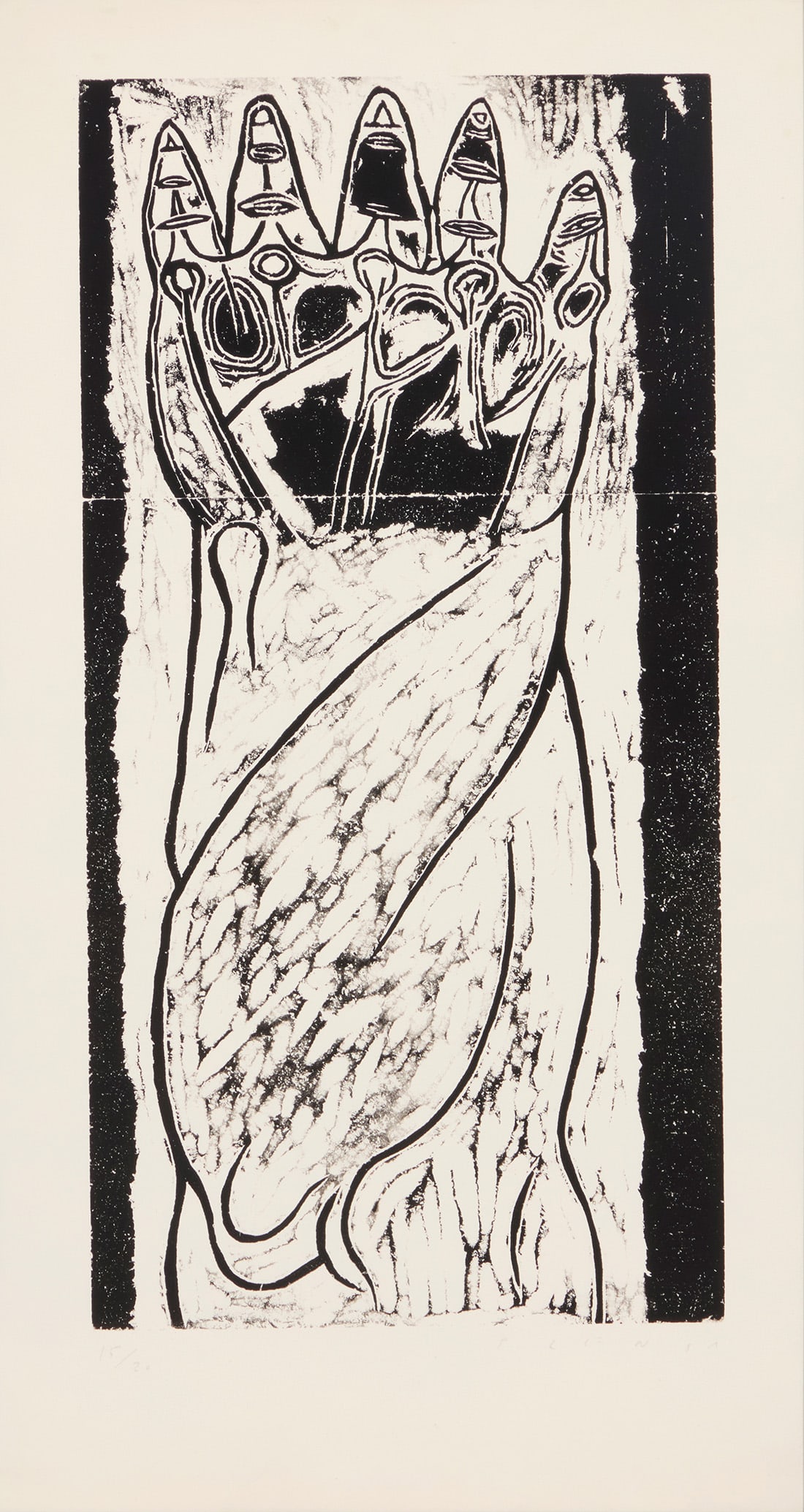 Jaume Plensa (b. 1955), Composition, circa 1985 (1 of 6)