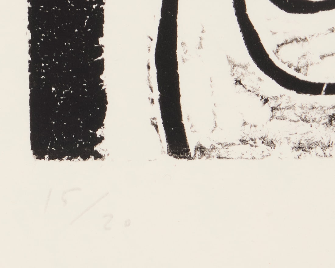 Jaume Plensa (b. 1955), Composition, circa 1985 - 3