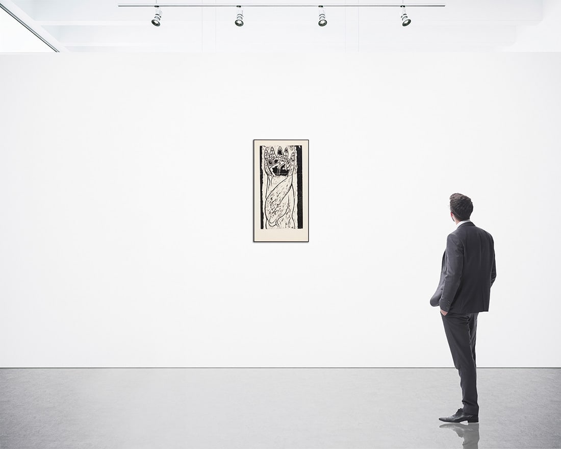 Jaume Plensa (b. 1955), Composition, circa 1985 - 6