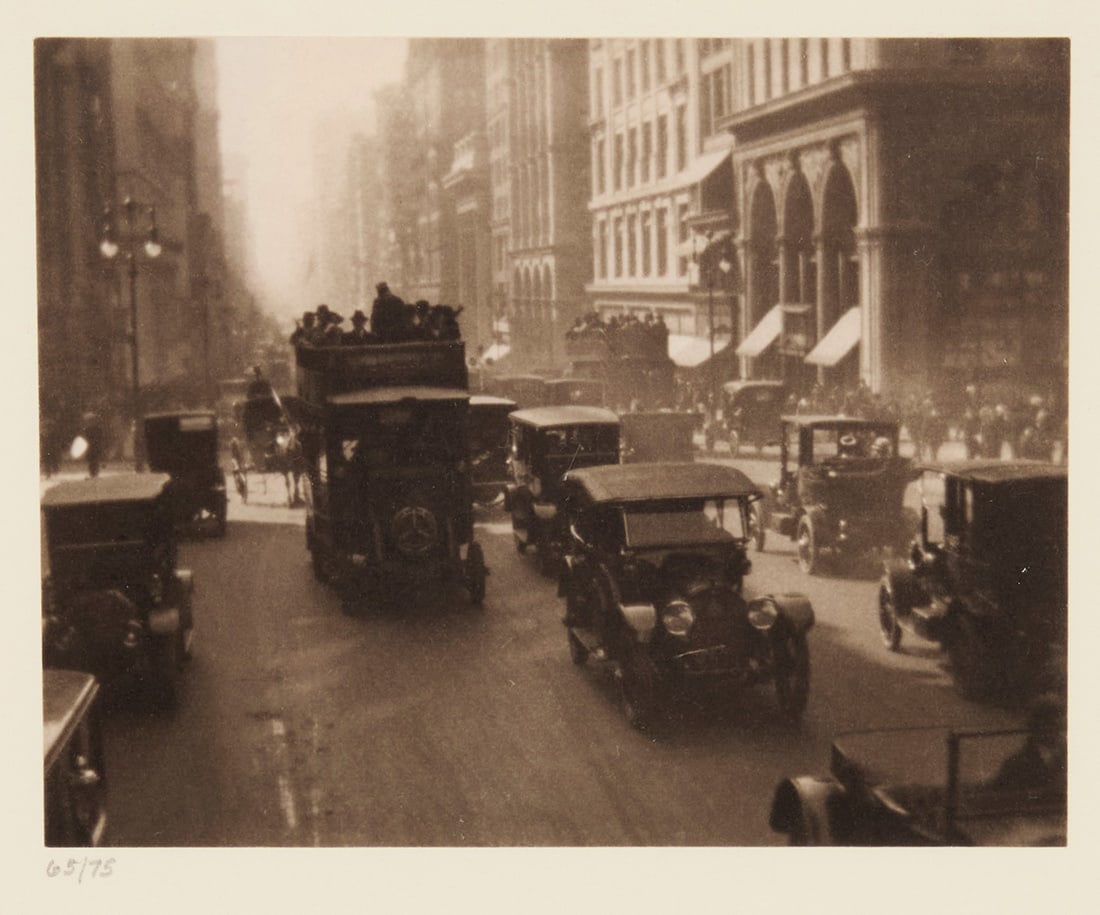Karl Struss (1886-1981), "Mercedes Autobus, Fifth Avenue and 38th Street, New York," from "Karl (1 of 8)