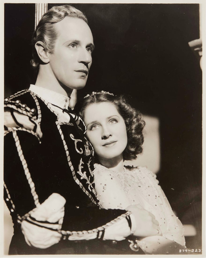 George Hurrell (1904-1992), Portrait of Norma Shearer and Leslie Howard in "Romeo and Juliet," 1936 (1 of 6)