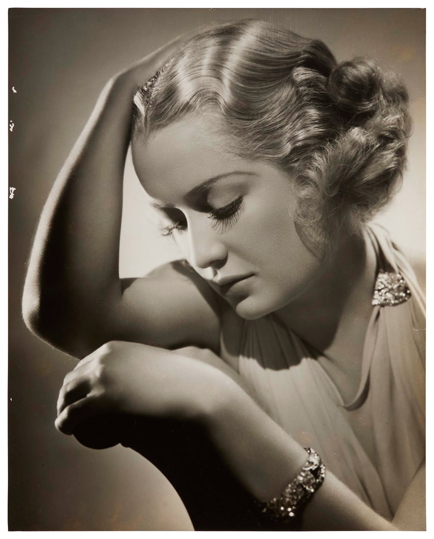 George Hurrell (1904-1992), A portrait of Miriam Hopkins for the film "These Three," circa 1936 (1 of 5)