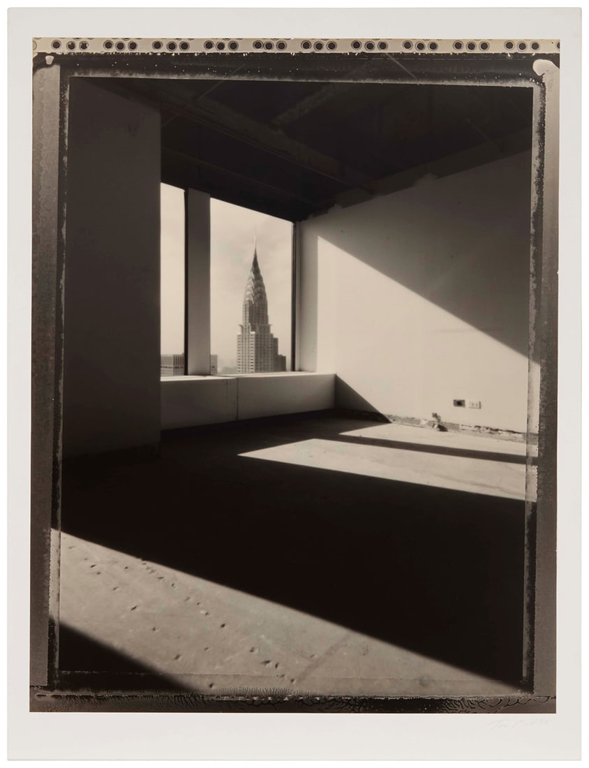 Tom Baril (b. 1952), "Chrysler Building," 1995: Tom Baril(b. 1952)"Chrysler Building," 1995Gelatin silver print on paper affixed to a matboard mount, as issuedEdition: 23/25Signed and dated in pencil on the support, directly below the image, at rig
