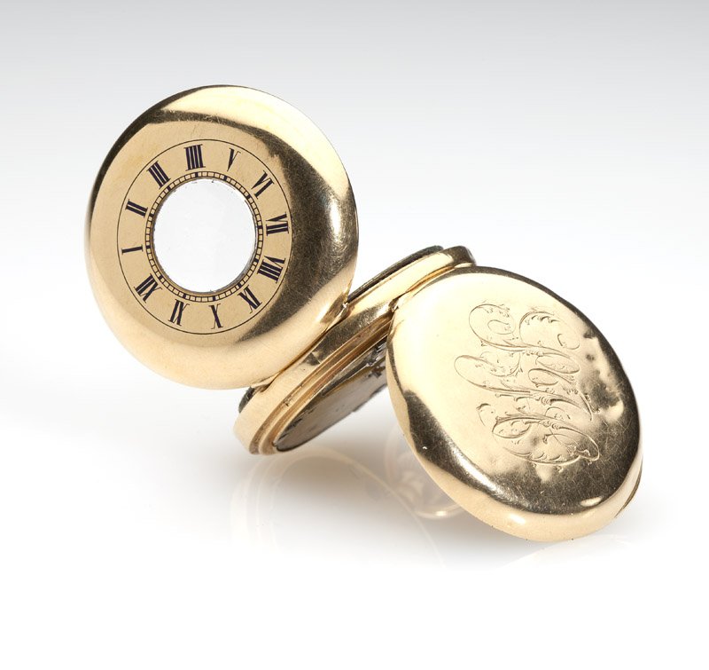 An English gold demi-hunter case pocket watch - 2