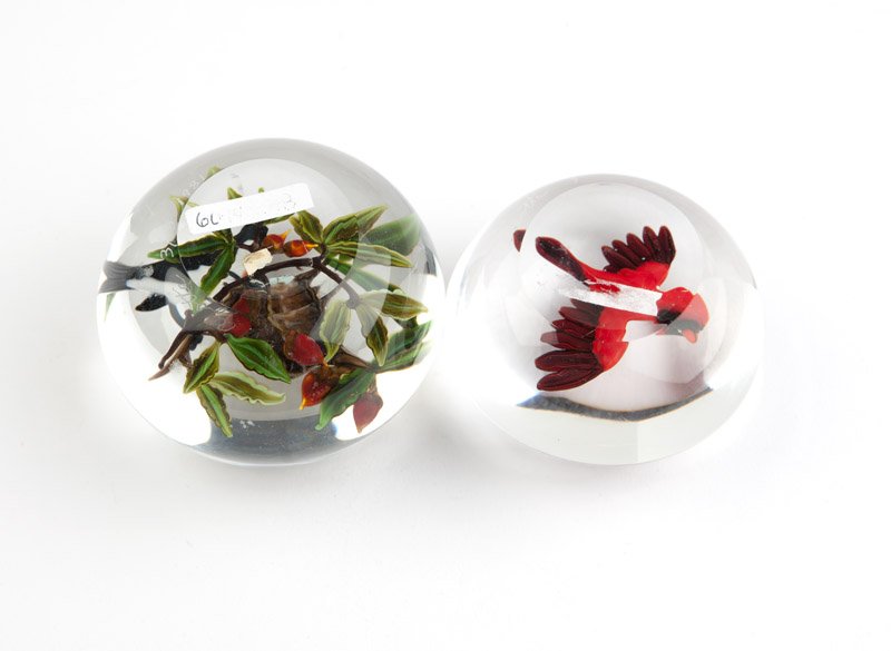 Two bird paperweights, Rick Ayotte - 2