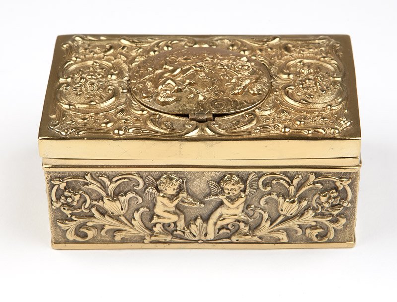 A Continental silver automaton singing bird box - 3