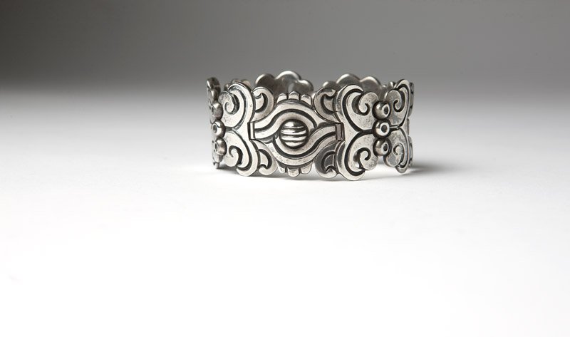 A Mexican sterling silver bracelet