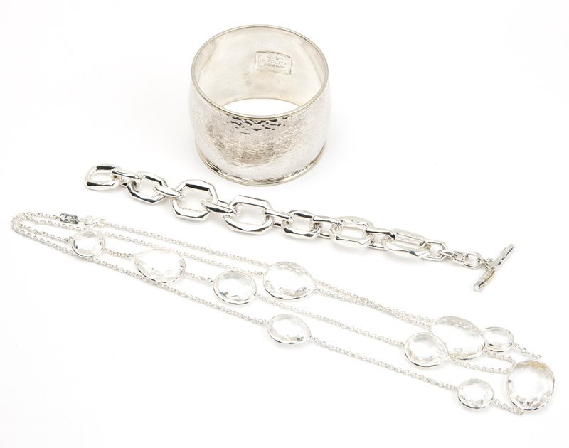 A collection of silver jewelry, Ippolita