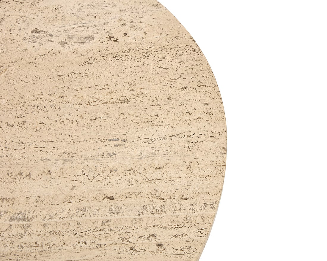 A Widddicomb travertine coffee table - 4