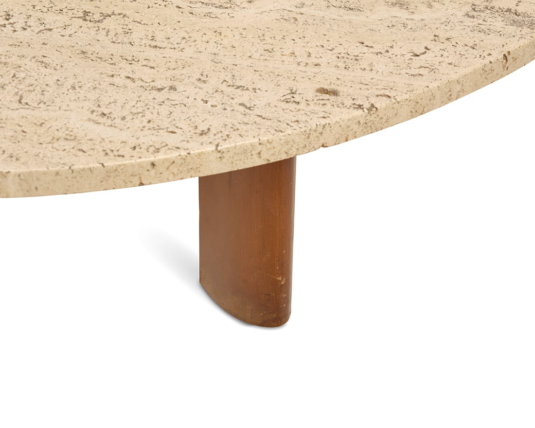 A Widddicomb travertine coffee table - 6
