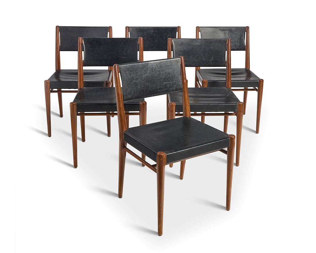 A set of six Modern side chairs (1 of 9)