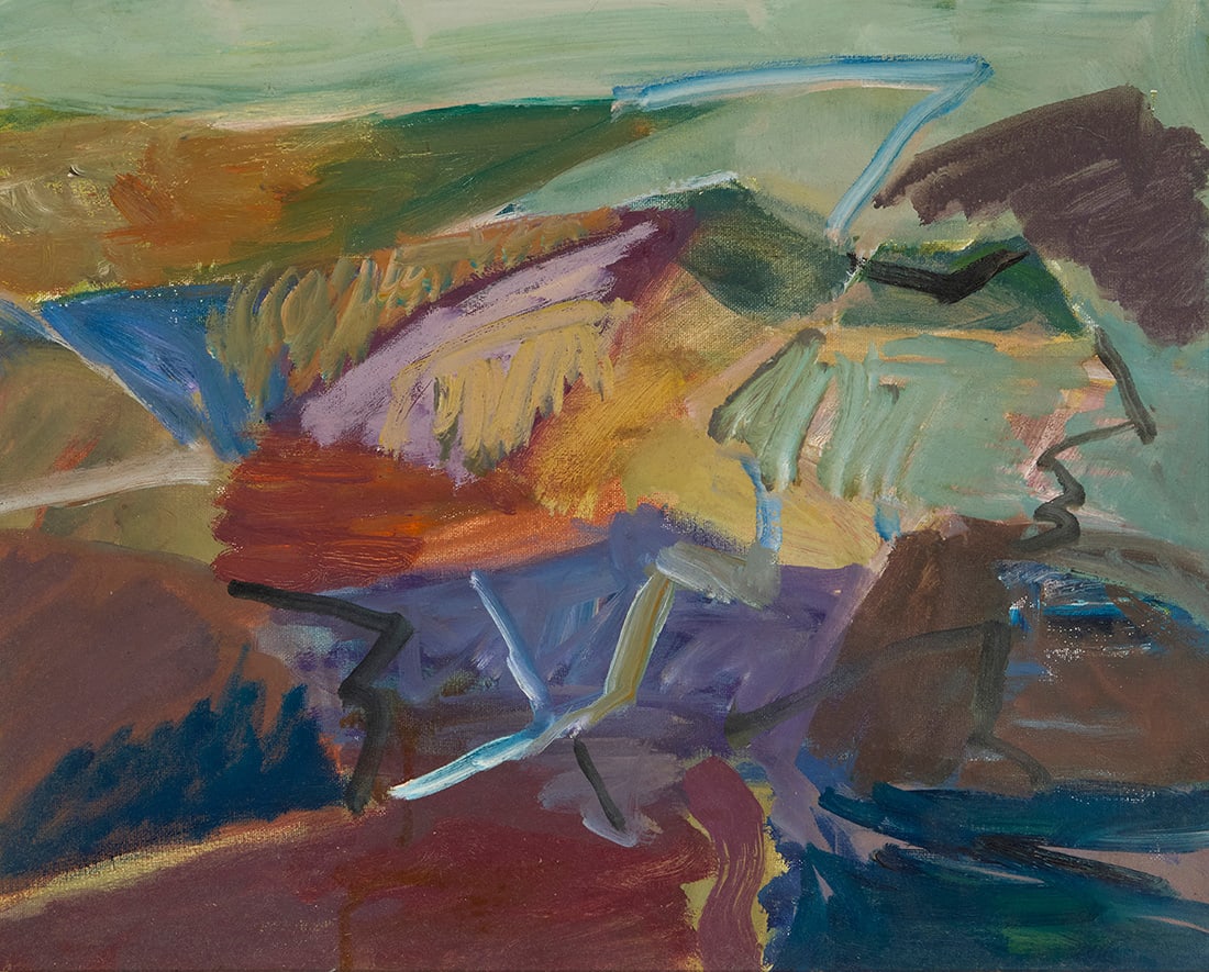 Takeshi Nakayoshi (b. 1952), "Out of Window," 2016: Takeshi Nakayoshi(b. 1952)"Out of Window," 2016Oil on canvasSigned, dated, and titled verso: Takeshi Nakayoshi / 16; titled and dated again in ink, in another hand, on a label affixed to the frame's v