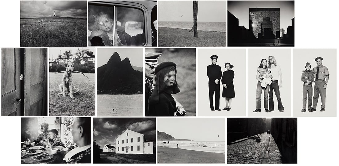 Elliott Erwitt (1928-2023), "The Alchan Edition Portfolio," printed 1980: Elliott Erwitt (1928-2023) "The Alchan Edition Portfolio," printed 1980 The set of fifteen gelatin silver prints on paper From the edition of 100 Each signed in pencil, verso: Elliott Erwin; "Corning