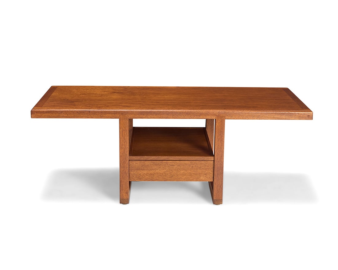 A William Richardson coffee table and two nesting tables - 13