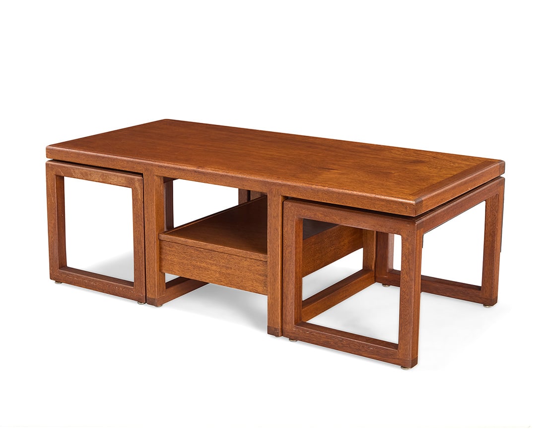 A William Richardson coffee table and two nesting tables - 2