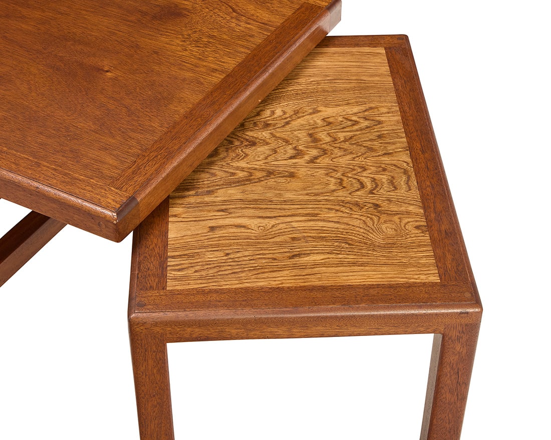 A William Richardson coffee table and two nesting tables - 8