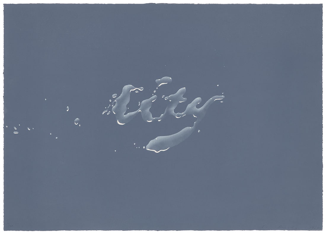 Ed Ruscha (b. 1937), "City," 1969: Ed Ruscha(b. 1937)"City," 1969Lithograph in colors on calendered Rives paperEdition: 13/20 (there were also three artist's proofs)Signed, dated, and numbered in pencil along the lower edge: E. Ruscha