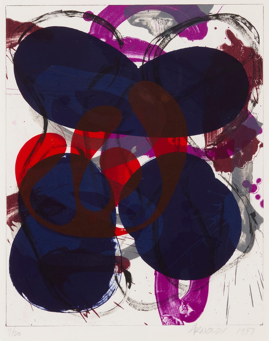 Charles "Chuck" Arnoldi (b. 1946), "Venice #12," 1997 (1 of 6)