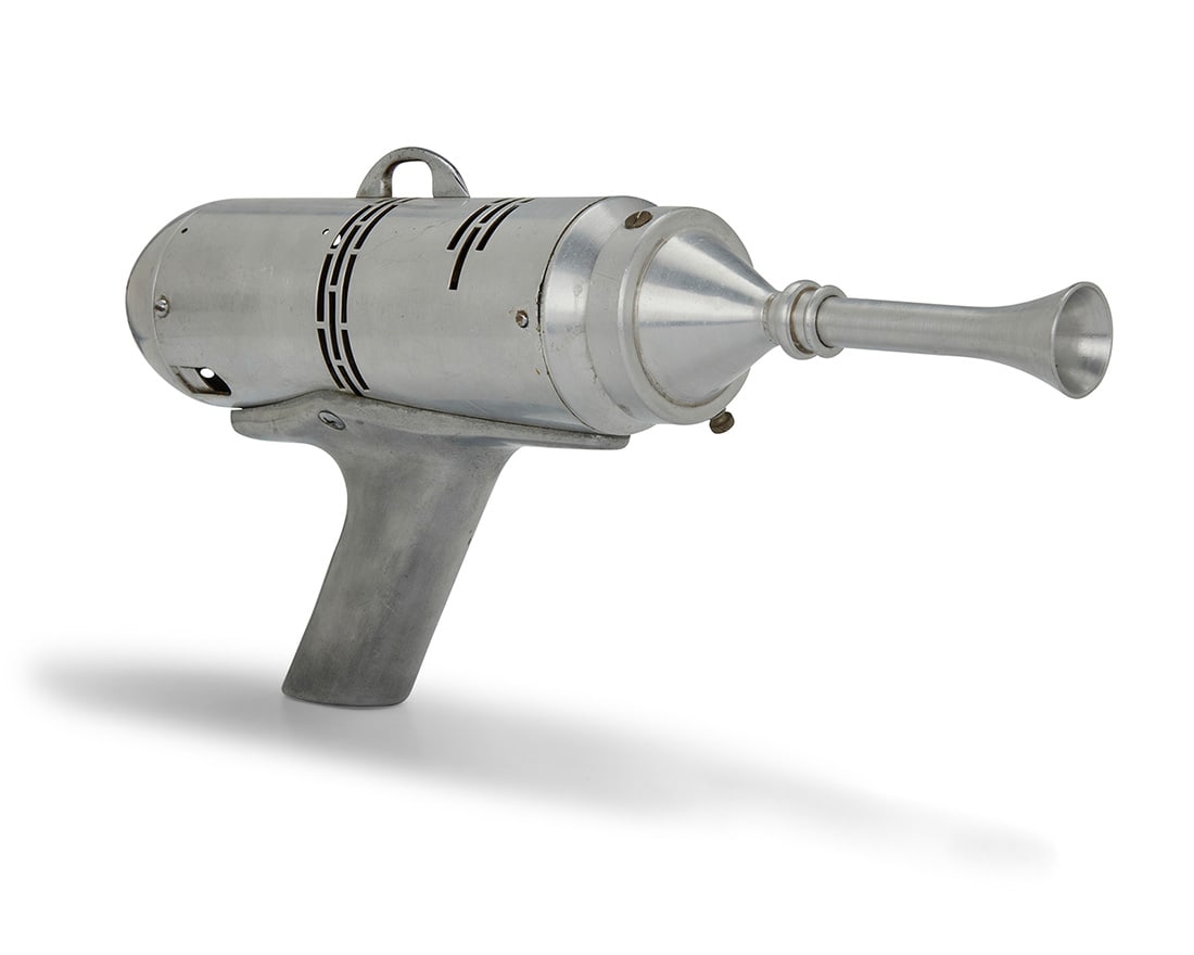 Clayton George Bailey (1939-2020), Ray Gun: Clayton George Bailey (1939-2020) Ray Gun Metal Unmarked 7.625" H x 15.75" W x 3" D Provenance: Estate of the artist