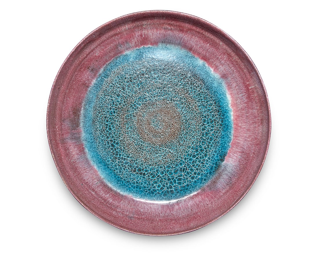 Beatrice Wood (1893-1998), A glazed earthenware plate, mid-20th century (1 of 4)
