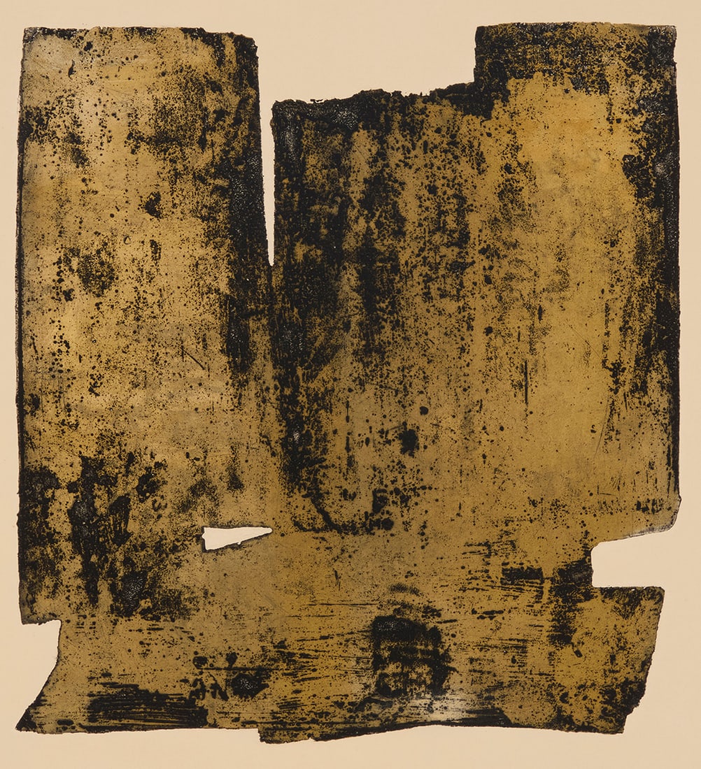 Pierre Soulages (1919-2022), "Composition V," 1957 (1 of 6)