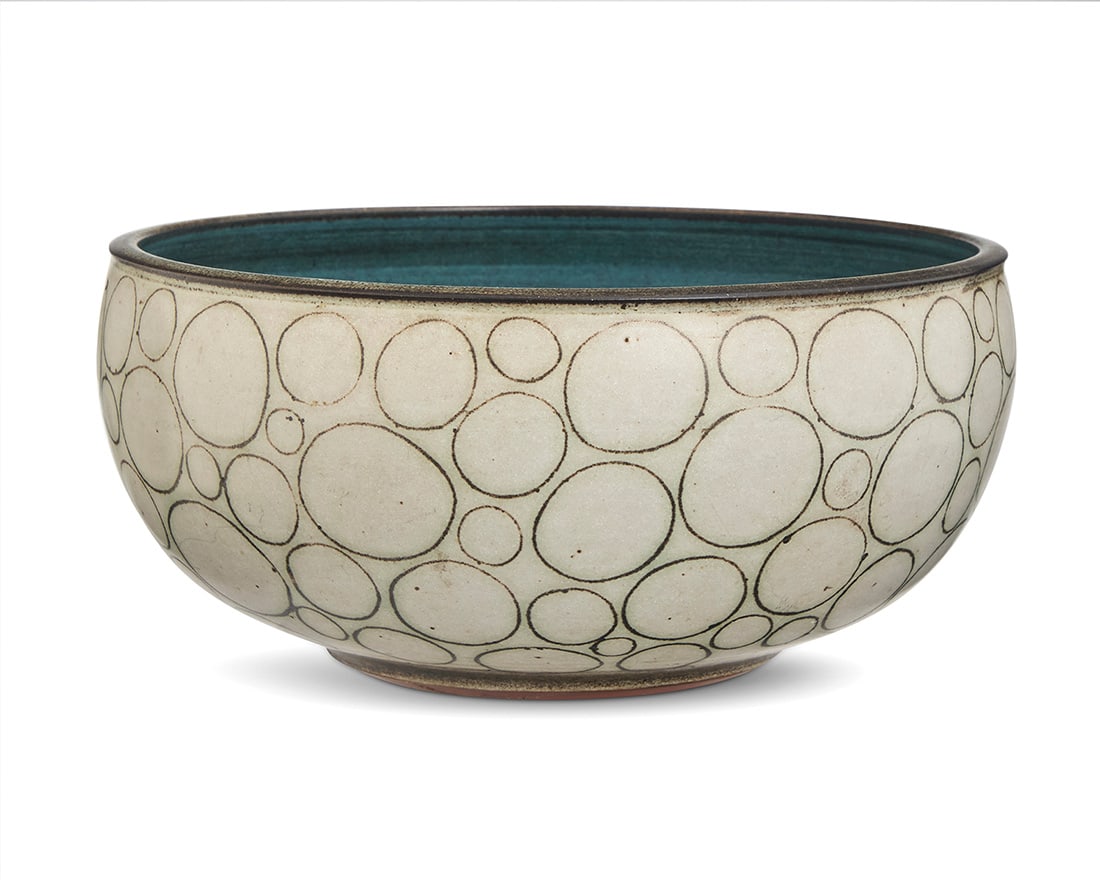 Harrison McIntosh (1914-2016), A glazed stoneware bowl, mid-20th century (1 of 5)